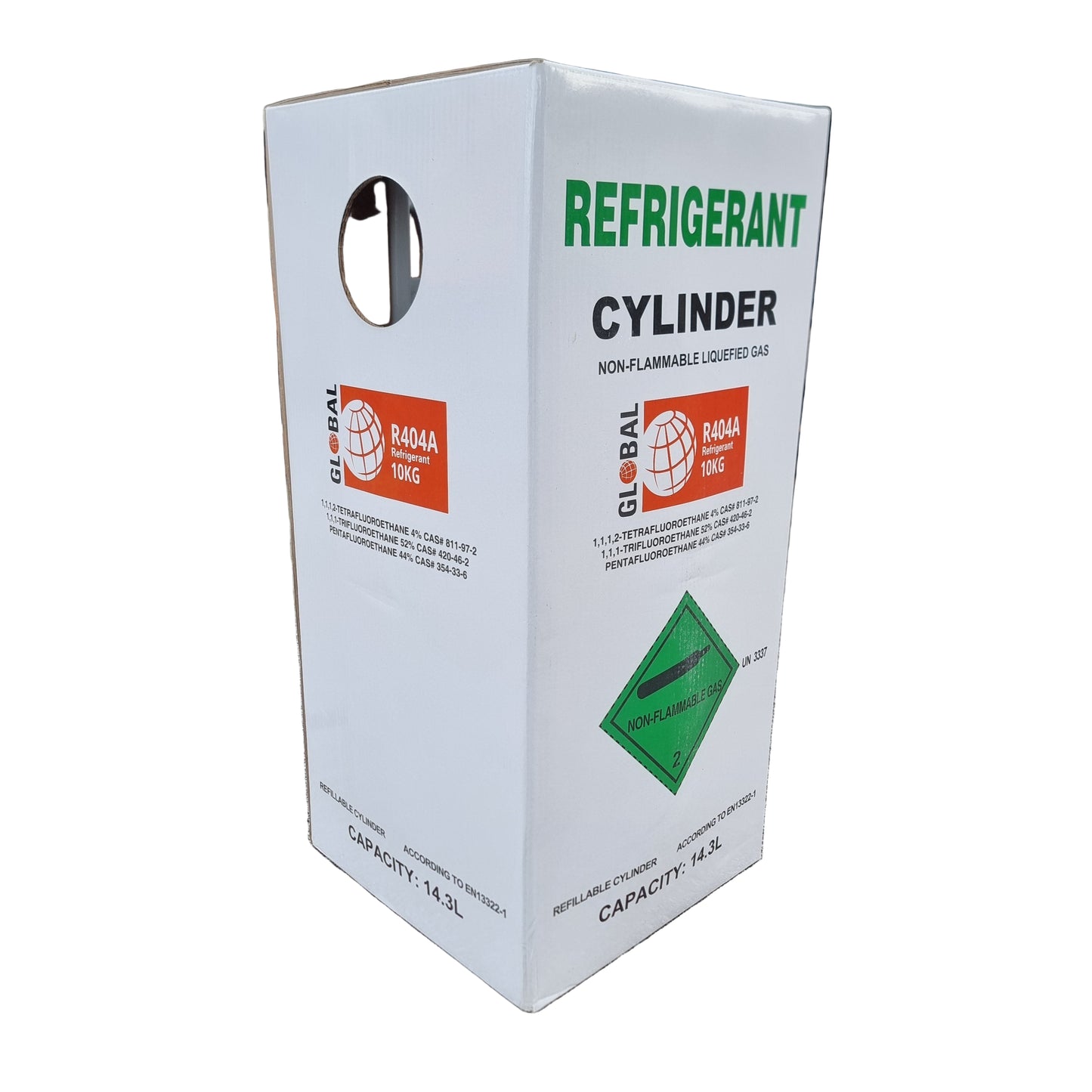 Freon R404 (10kg), povratna boca (punjiva, sa 2 ventila)