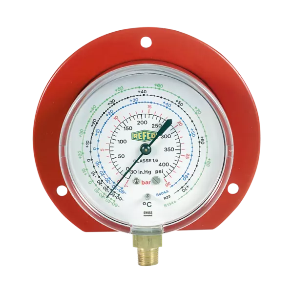 Manometar ø 80 mm, 1/4" SAE, za R134a, R404a i R507