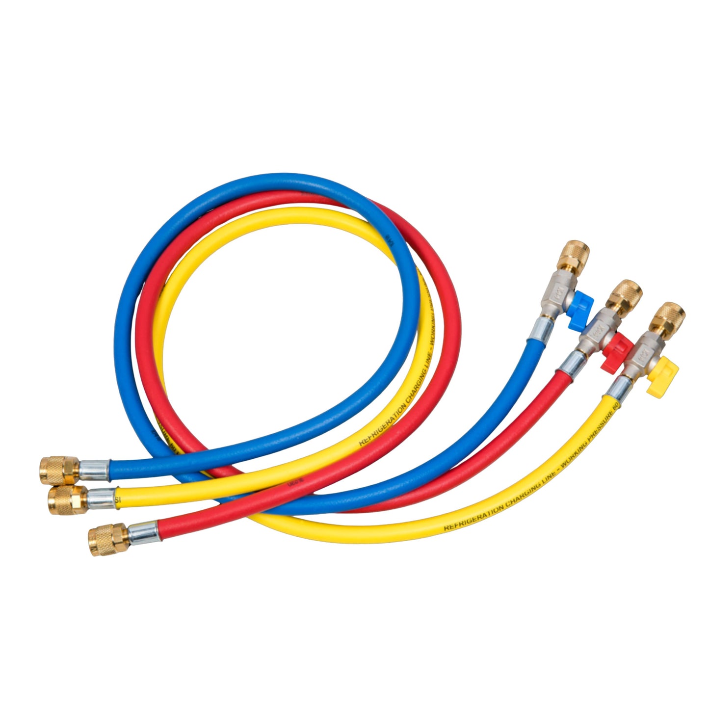 Set od 3 creva sa kugličnim ventilom 1/4" SAE, 36"/90 cm