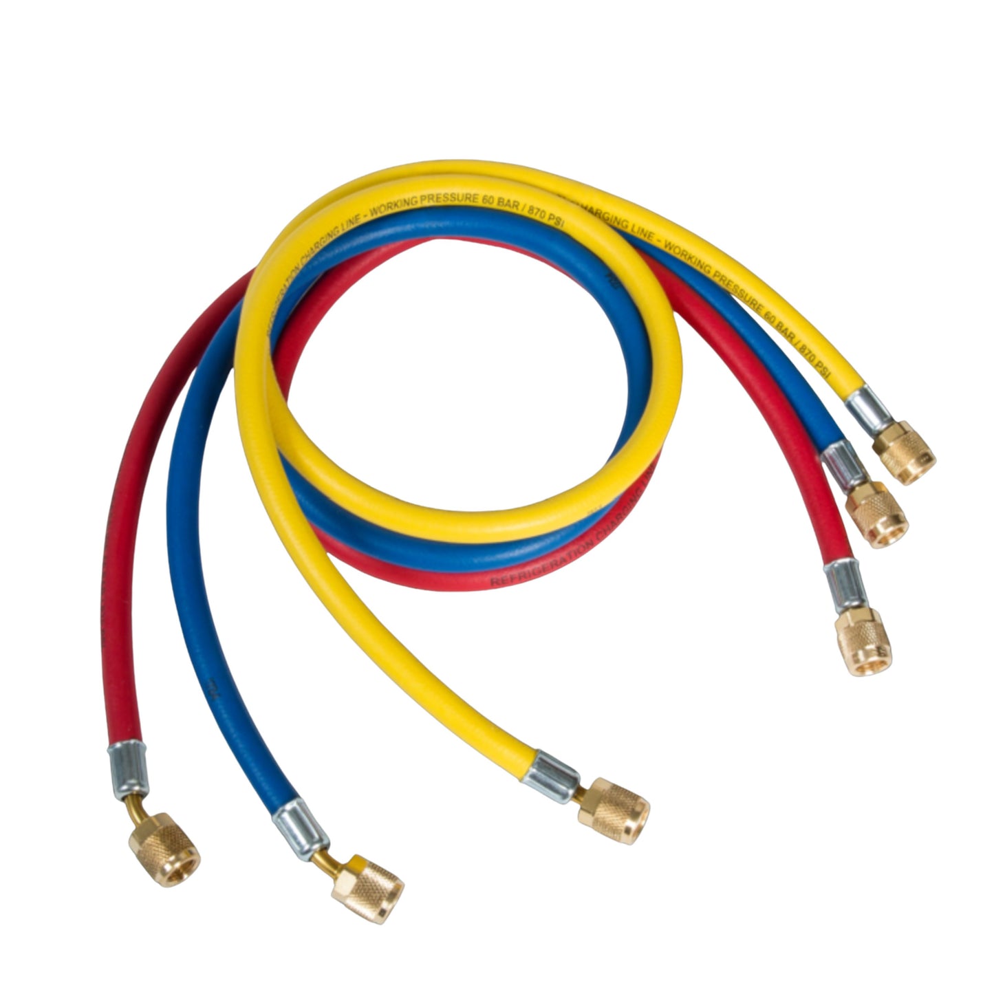 Set od 3 creva za punjenje, 1/4"SAE, 48"/120 cm