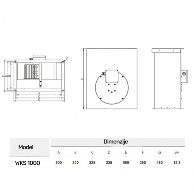 VENTILATOR WKS 1000