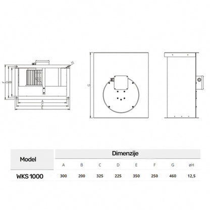 VENTILATOR WKS 1000